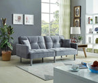 Fluwelen Mid-Century Slaapbank
