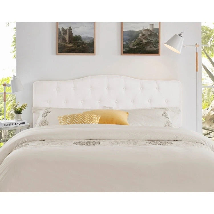 Gecapitonneerd hoofdeinde van stof, verstelbare hoogte, Queensize