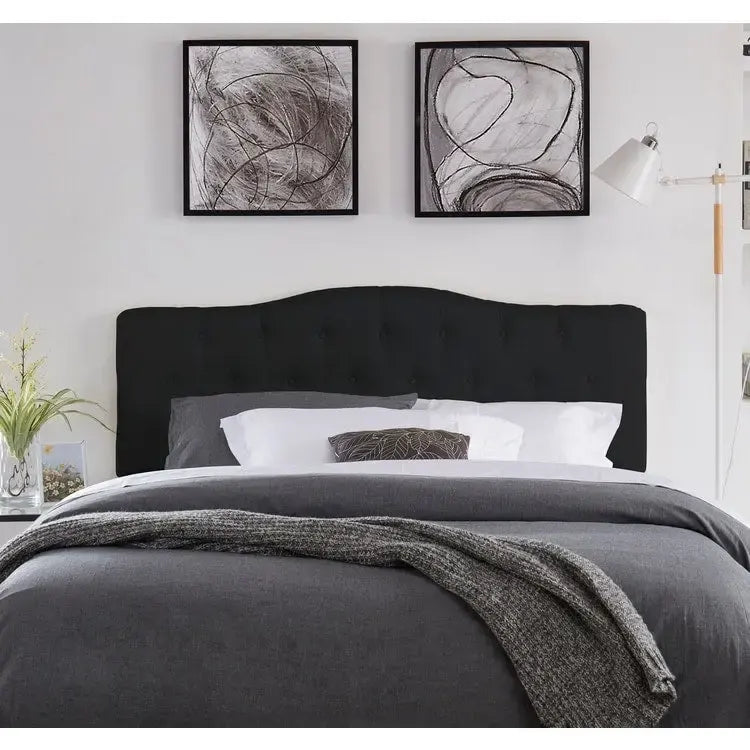 Gecapitonneerd hoofdeinde van stof, verstelbare hoogte, Queensize