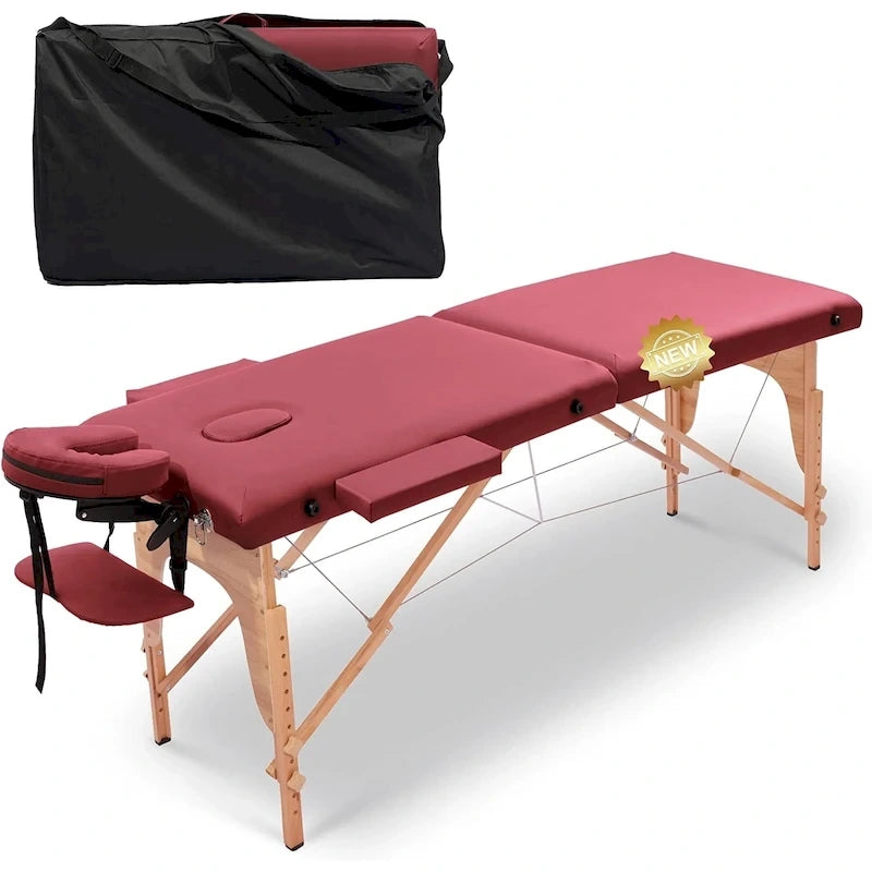 Draagbare opvouwbare massagetafel met draagtas