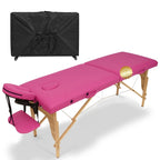 Draagbare opvouwbare massagetafel met draagtas