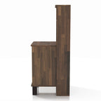 Compact nachtkastje met 3 planken en 1 lade