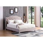 Jewel gestoffeerd bedframe met capitons