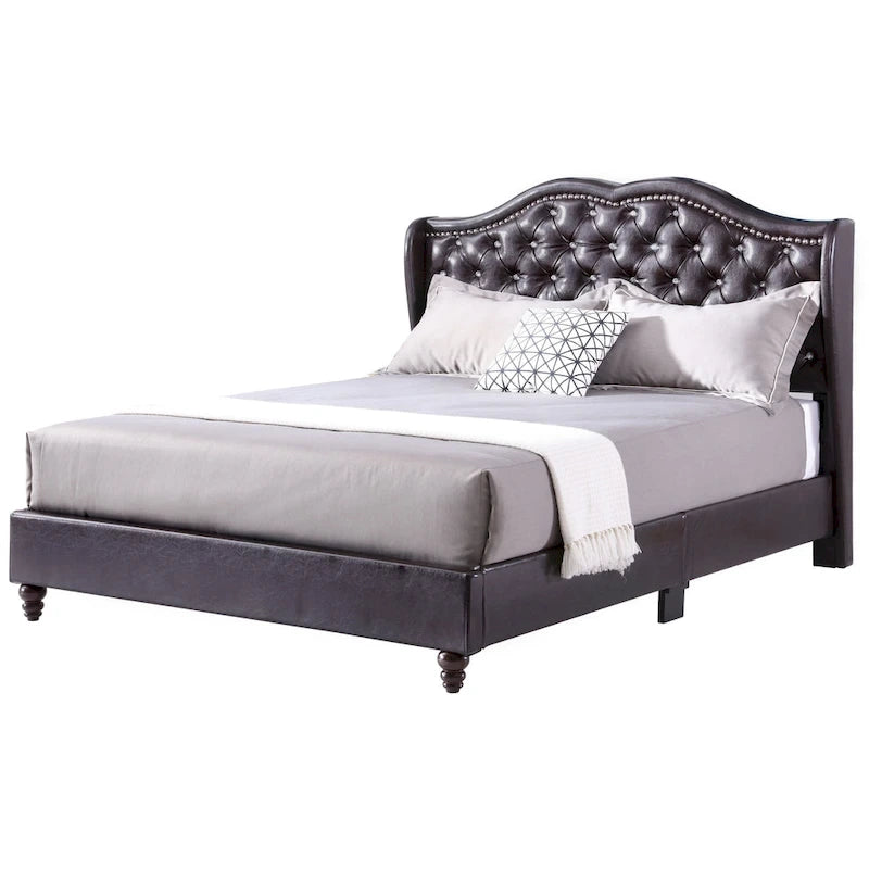 Jewel gestoffeerd bedframe met capitons