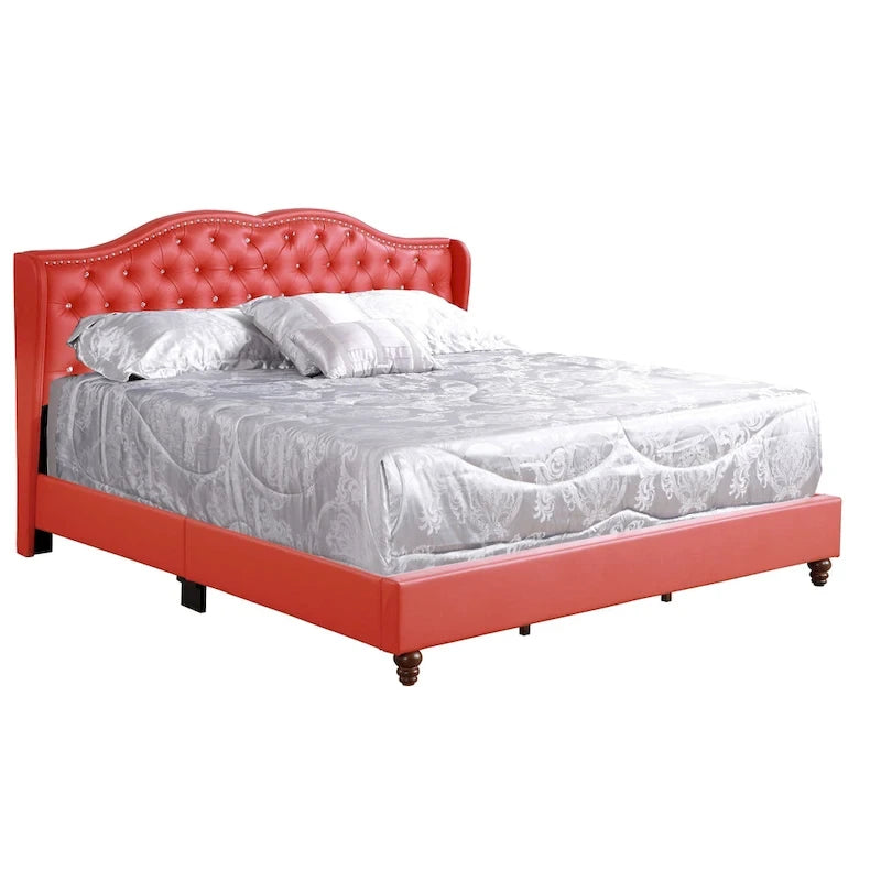 Jewel gestoffeerd bedframe met capitons