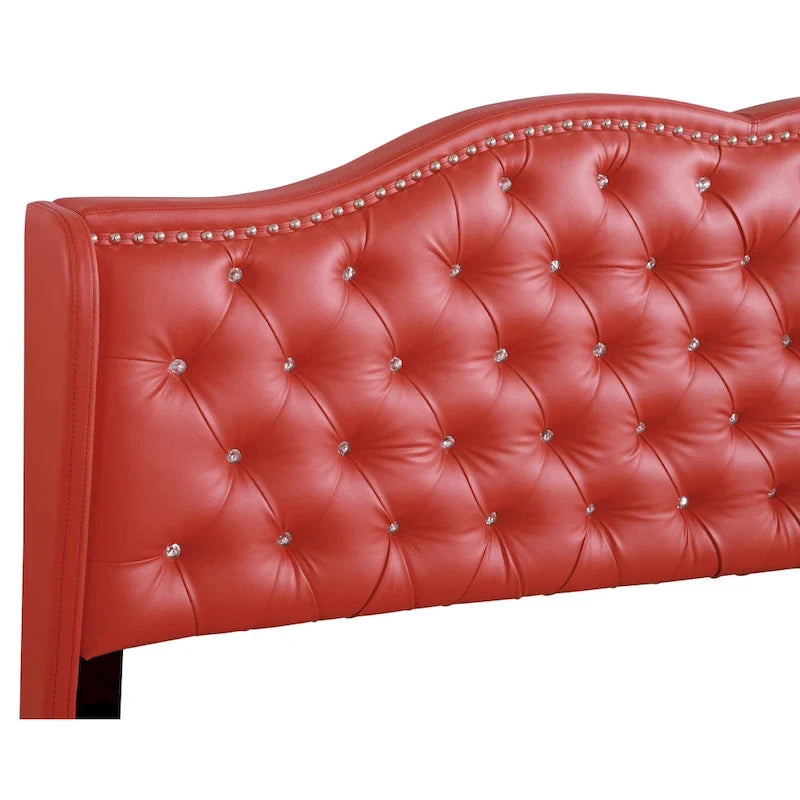 Jewel gestoffeerd bedframe met capitons