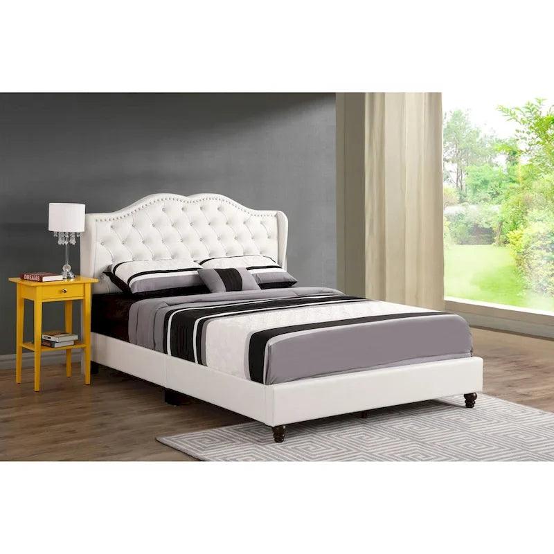 Jewel gestoffeerd bedframe met capitons