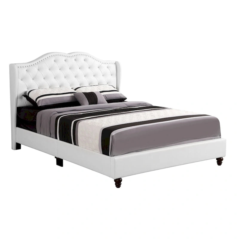 Jewel gestoffeerd bedframe met capitons
