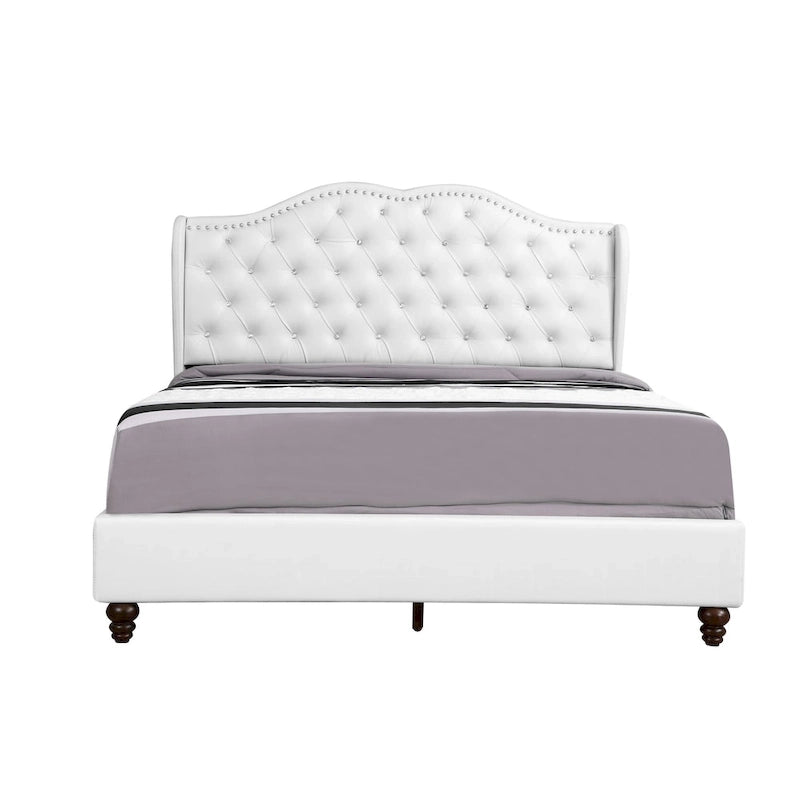 Jewel gestoffeerd bedframe met capitons