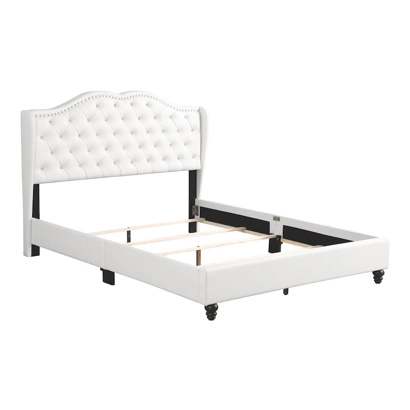 Jewel gestoffeerd bedframe met capitons