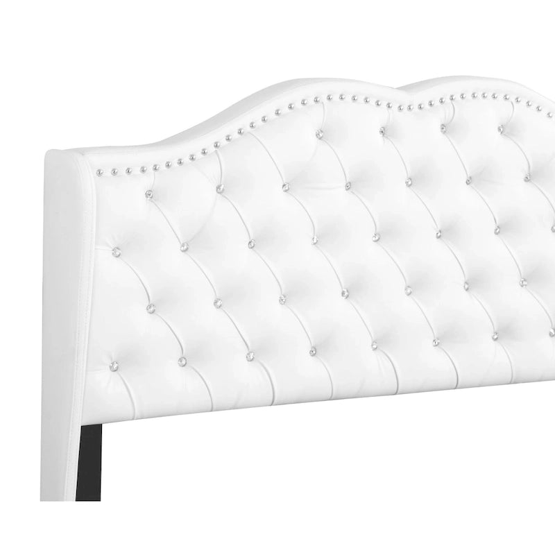 Jewel gestoffeerd bedframe met capitons