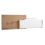Jewel gestoffeerd bedframe met capitons