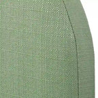 Gestoffeerd Queen Platformbed met Rond Hoofdeinde in Mid-Century Stijl