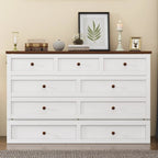 Solid Pine Murphy Bed Chest with Charging Station and Large Storage Drawer