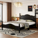 Houten bedframe met lattenbodem, tweepersoonsformaat