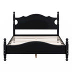 Houten bedframe met lattenbodem, tweepersoonsformaat