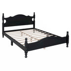 Houten bedframe met lattenbodem, tweepersoonsformaat