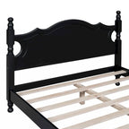 Houten bedframe met lattenbodem, tweepersoonsformaat