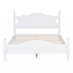 Houten bedframe met lattenbodem, tweepersoonsformaat