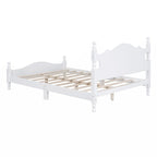 Houten bedframe met lattenbodem, tweepersoonsformaat