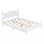 Houten bedframe met lattenbodem, tweepersoonsformaat