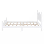 Houten bedframe met lattenbodem, tweepersoonsformaat
