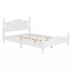 Houten bedframe met lattenbodem, tweepersoonsformaat