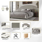 Moderne Wandpaneelbed