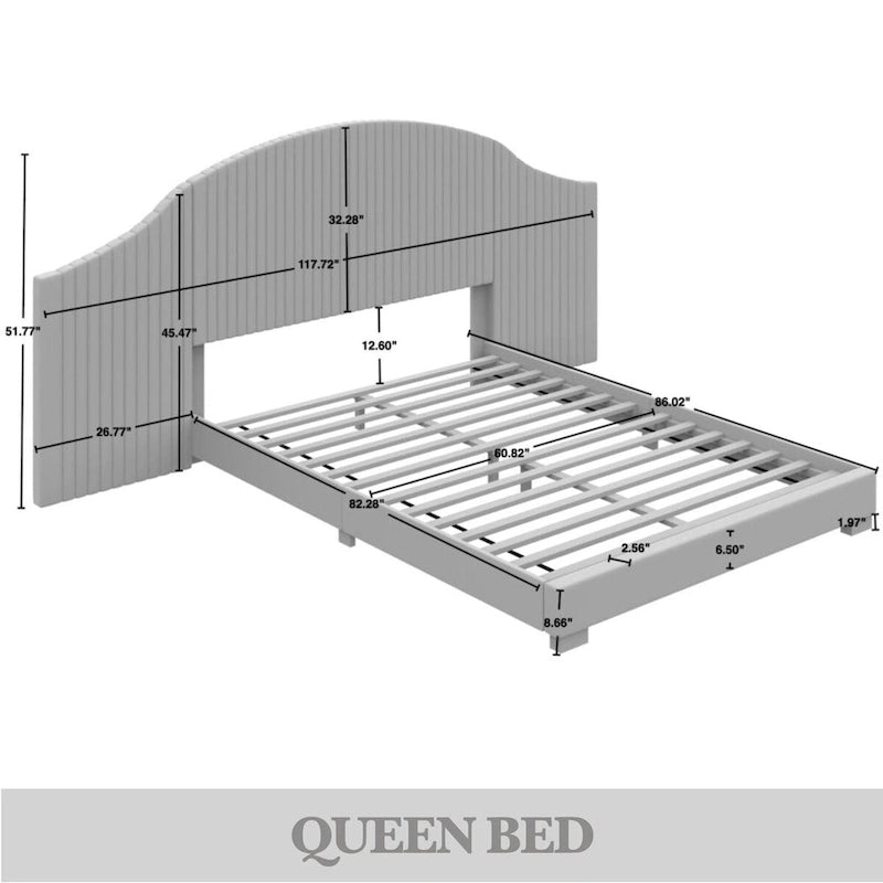 Moderne Wandpaneelbed
