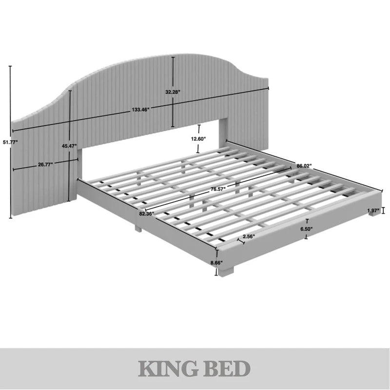 Moderne Wandpaneelbed