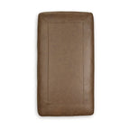 Caramel Lederen Poef