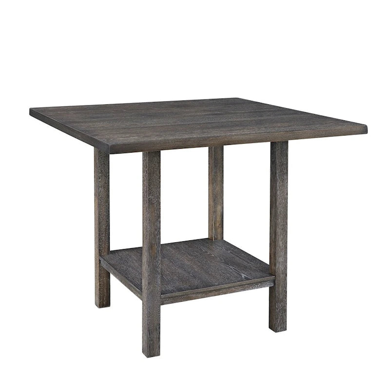 Vierkante Bartafel 45 x 36H - Verouderde Grijze Afwerking