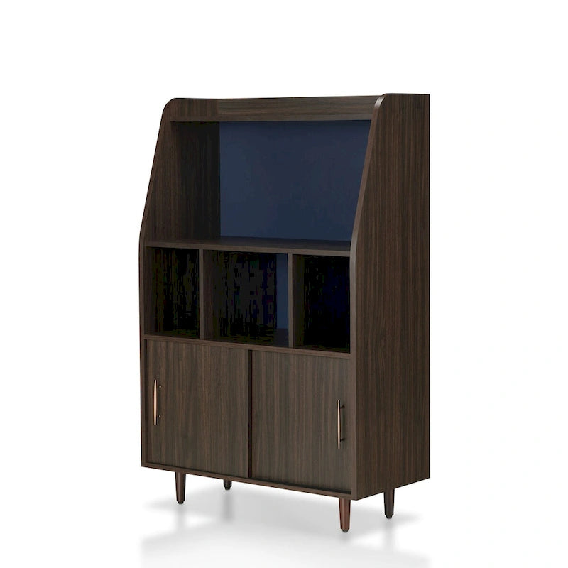 Modern Wengé Dressoir met Diverse Opbergruimtes