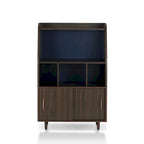 Modern Wengé Dressoir met Diverse Opbergruimtes