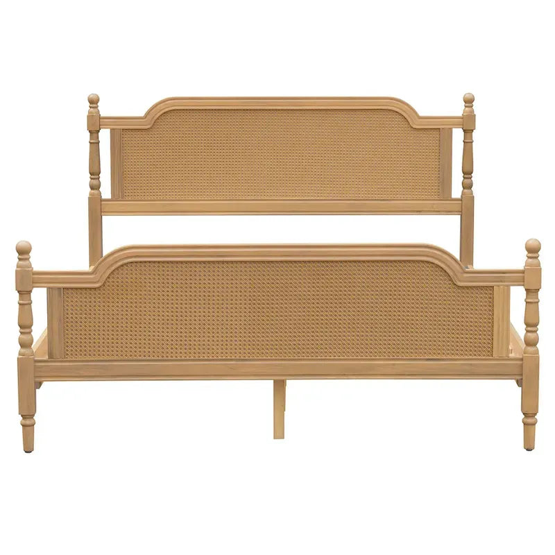 Rotan Platform Bedframe – Geen Boxspring Nodig
