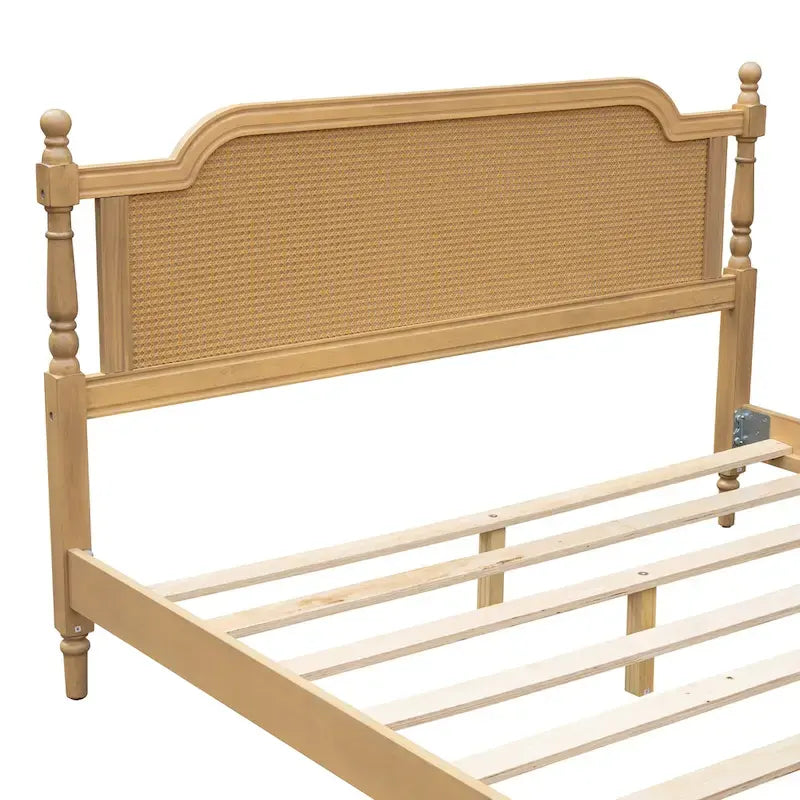 Rotan Platform Bedframe – Geen Boxspring Nodig