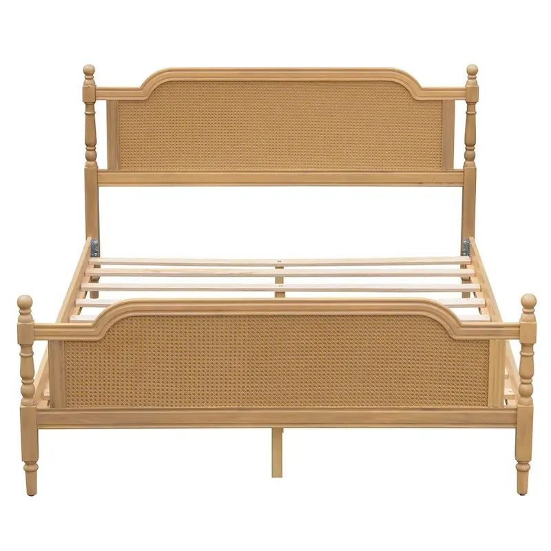 Rotan Platform Bedframe – Geen Boxspring Nodig