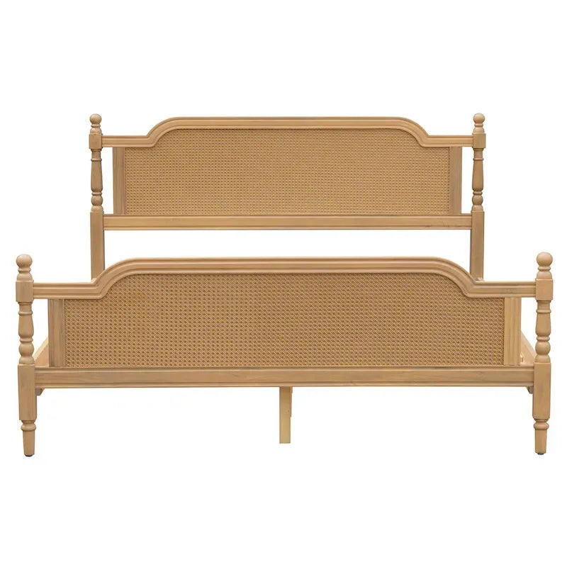 Rotan Platform Bedframe – Geen Boxspring Nodig