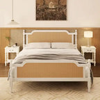 Rotan Platform Bedframe – Geen Boxspring Nodig