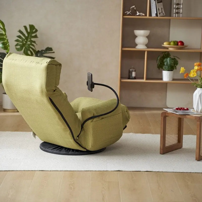 Ergonomische, kantelbare en draaibare vloergamenstoel