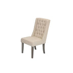 Best Quality Furniture 9-delige rustieke, uitschuifbare grijze eetkamerset