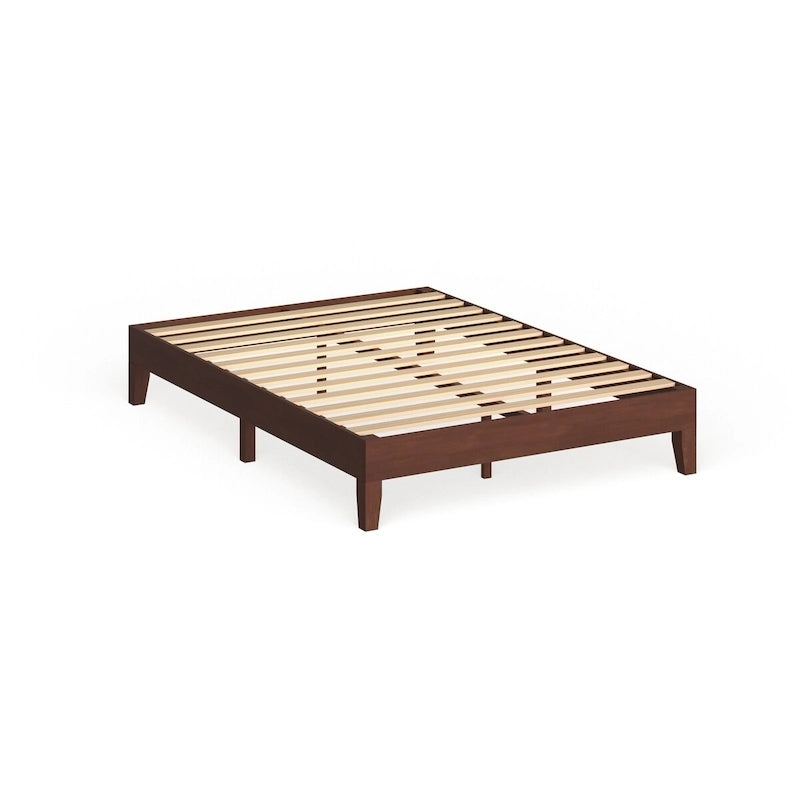 Porch & Den Neron 12-inch Deluxe Houten Platformbed voor een tweepersoonsmatras (Full-size)