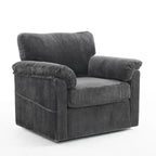 33 Corduroy Swivel Single Sofa Chair