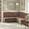 Lifestorey Kerrington 3-delige gestoffeerde bankenset met banquette-rugleuning