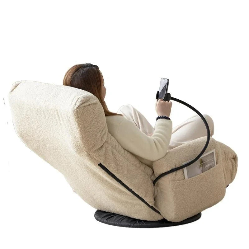 Ergonomische, kantelbare en draaibare vloergamenstoel