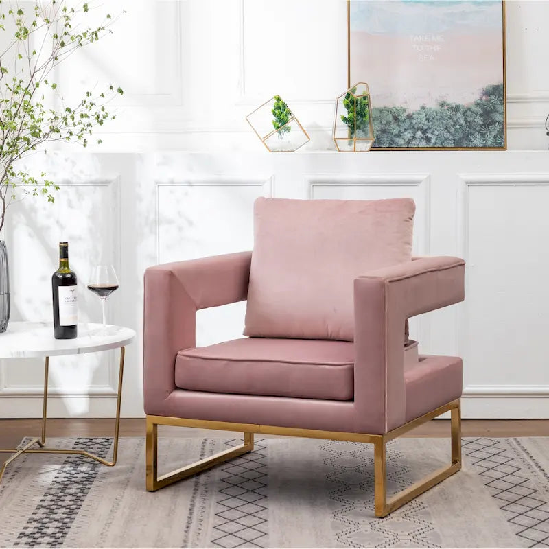 Roundhill Furniture Lenola eigentijdse gestoffeerde accentfauteuil