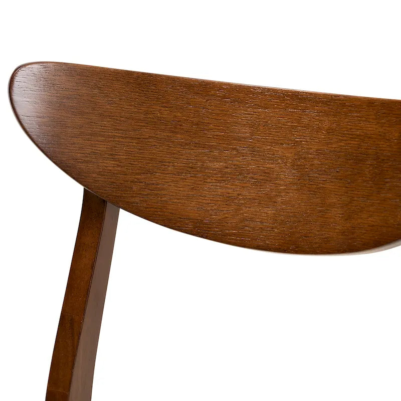 Parlin Mid-Century Modern Transitional 4-delige eetkamerstoelenset