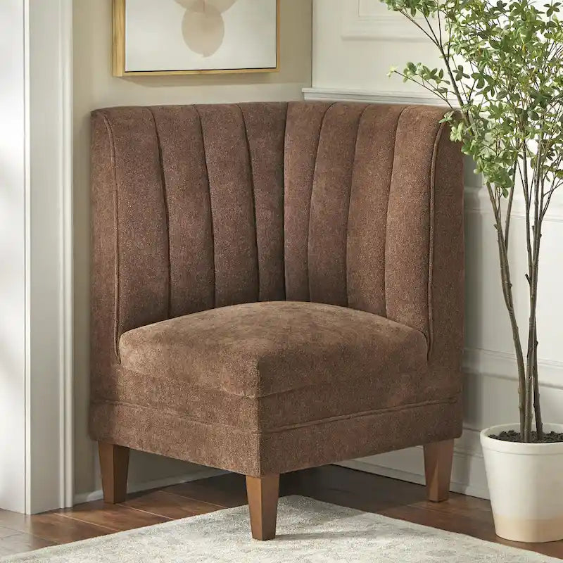 Lifestorey Kerrington 3-delige gestoffeerde bankenset met banquette-rugleuning