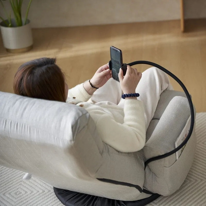 Ergonomische, kantelbare en draaibare vloergamenstoel