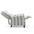 Set van 2 gewatteerde fauteuils met nagelkopbekleding en verstelbare rugleuning
